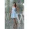 Empire Short/Mini Blue Chiffon Bridesmaid Dresses Maternity Bridesmaid Dresses 02010327