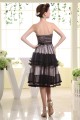 Satin Fine Netting A-Line Sleeveless Sweetheart Bridesmaid Dresses 02010329