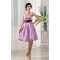 Satin Sleeveless Strapless Knee-Length Ruffles Bridesmaid Dresses 02010331