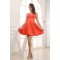 Satin Sleeveless Straps A-Line Short/Mini Bridesmaid Dresses 02010332