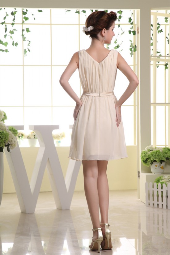 Sleeveless Ruffles Short/Mini Scoop A-Line Bridesmaid Dresses 02010367 Sleeveless Ruffles Short/Mini Scoop A-Line Bridesmaid Dresses 02010367