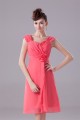 Sweetheart Chiffon Knee-Length Short Bridesmaid Dresses 02010380