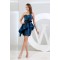 Sweetheart Sheath/Column Taffeta Sleeveless Short/Mini Bridesmaid Dresses 02010383