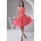A-Line Sleeveless Taffeta Pleats Short Bridesmaid Dresses 02010409