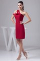 Sheath/Column Sleeveless Chiffon One-Shoulder Short Bridesmaid Dresses 02010424 Sheath/Column Sleeveless Chiffon One-Shoulder Short Bridesmaid Dresses 02010424