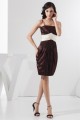 Sleeveless Chiffon Silk like Satin Spaghetti Straps Short Bridesmaid Dresses 02010433