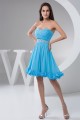 A-Line Sweetheart Beaded Short Blue Chiffon Bridesmaid Dresses 02010444 A-Line Sweetheart Beaded Short Blue Chiffon Bridesmaid Dresses 02010444