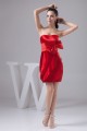 Sweetheart Short/Mini Red Bridesmaid Dresses 02010445