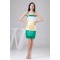 Tiered Sheath/Column Silk like Satin Sleeveless Bridesmaid Dresses 02010447