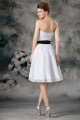 A-Line Sleeveless Chiffon Short White Bridesmaid Dresses 02010469