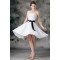 A-Line Sleeveless Chiffon Short White Bridesmaid Dresses 02010469