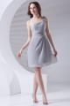 A-Line Short/Mini Chiffon Short Bridesmaid Dresses 02010470