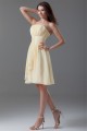Chiffon Ruched Knee-Length Short Bridesmaid Dresses 02010473