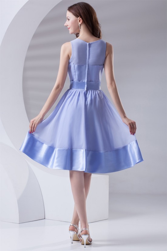 A-Line Chiffon Elastic Knee-Length Short Bridesmaid Dresses 02010478 A-Line Chiffon Elastic Knee-Length Short Bridesmaid Dresses 02010478