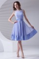 A-Line Chiffon Elastic Knee-Length Short Bridesmaid Dresses 02010478