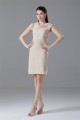 Chiffon Dropped Ruched Short Bridesmaid Dresses 02010487