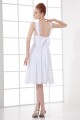 Illusion Sleeves Straps Pleats Chiffon Short White Bridesmaid Dresses 02010488 Illusion Sleeves Straps Pleats Chiffon Short White Bridesmaid Dresses 02010488