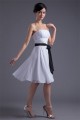 Knee-Length Strapless Sleeveless Chiffon Short White Bridesmaid Dresses 02010494 Knee-Length Strapless Sleeveless Chiffon Short White Bridesmaid Dresses 02010494