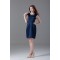 Short/Mini Satin Sheath/Column Scoop Bridesmaid Dresses 02010498