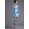 Pleats Strapless Satin Sleeveless Sheath/Column Bridesmaid Dresses 02010504