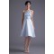 Satin Pleats Knee-Length Sleeveless Halter Bridesmaid Dresses 02010514
