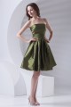 Short/Mini Pleats Strapless Taffeta A-Line Bridesmaid Dresses 02010519 Short/Mini Pleats Strapless Taffeta A-Line Bridesmaid Dresses 02010519