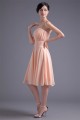 A-Line Strapless Knee-Length Beading Short Bridesmaid Dresses 02010529