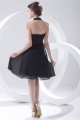 A-Line Knee-Length Halter Chiffon Short Black Bridesmaid Dresses 02010530 A-Line Knee-Length Halter Chiffon Short Black Bridesmaid Dresses 02010530