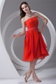 Affordable Strapless Sleeveless Chiffon Beaded Short Bridesmaid Dresses 02010540