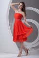 Affordable Strapless Sleeveless Chiffon Beaded Short Bridesmaid Dresses 02010540