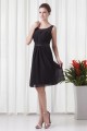 Short Black Chiffon Bridesmaid Dresses 02010550