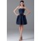 A-Line Satin Pleats Short/Mini Sleeveless Bridesmaid Dresses 02010552