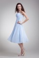 Wonderful Pleats A-Line Chiffon Short Bridesmaid Dresses 02010553