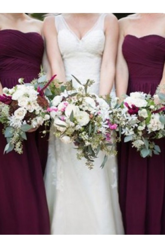 Long Purple Sweetheart Chiffon Floor-Length Bridesmaid Dresses 3010016 Long Purple Sweetheart Chiffon Floor-Length Bridesmaid Dresses 3010016