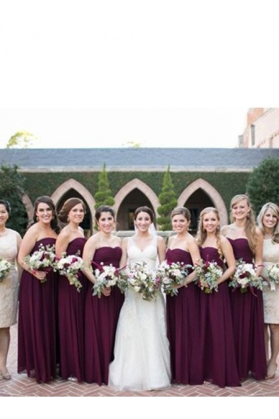 Long Purple Sweetheart Chiffon Floor-Length Bridesmaid Dresses 3010016 Long Purple Sweetheart Chiffon Floor-Length Bridesmaid Dresses 3010016