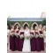 Long Purple Sweetheart Chiffon Floor-Length Bridesmaid Dresses 3010016