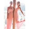 Empire Sweetheart Pink Long Bridesmaid Dresses 3010019