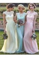 Cap-Sleeves Lace Long Bridesmaid Dresses 3010020 Cap-Sleeves Lace Long Bridesmaid Dresses 3010020