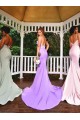 Trumpet/Mermaid Spaghetti Straps Long Bridesmaid Dresses 3010023 Trumpet/Mermaid Spaghetti Straps Long Bridesmaid Dresses 3010023