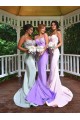 Trumpet/Mermaid Spaghetti Straps Long Bridesmaid Dresses 3010023 Trumpet/Mermaid Spaghetti Straps Long Bridesmaid Dresses 3010023