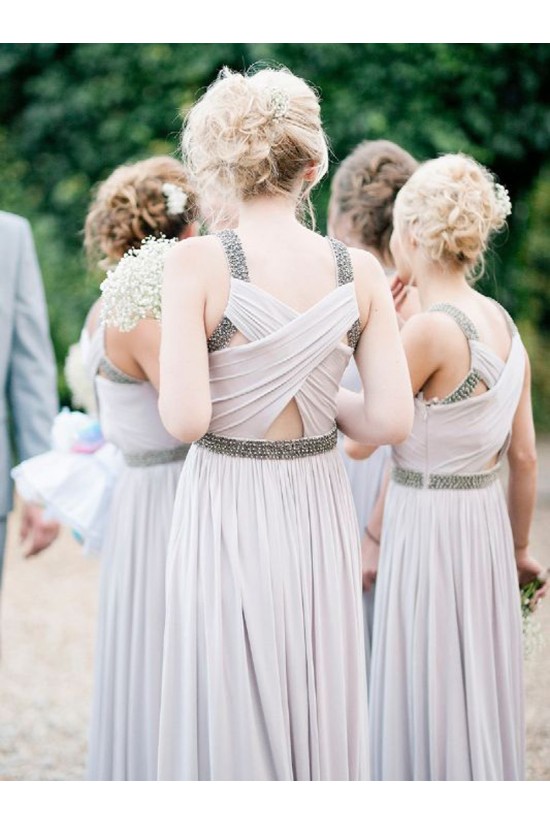 Floor-Length Beaded Long Chiffon Wedding Party Dresses Bridesmaid Dresses 3010033 Floor-Length Beaded Long Chiffon Wedding Party Dresses Bridesmaid Dresses 3010033