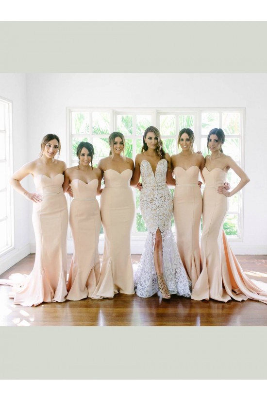 Trumpet/Mermaid Sweetheart Long Wedding Party Dresses Bridesmaid Dresses 3010037 Trumpet/Mermaid Sweetheart Long Wedding Party Dresses Bridesmaid Dresses 3010037