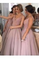 A-Line Straps Sleeveless Wedding Party Dresses Bridesmaid Dresses 3010045