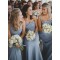 Sheath One-Shoulder Long Chiffon Wedding Party Dresses Bridesmaid Dresses 3010059