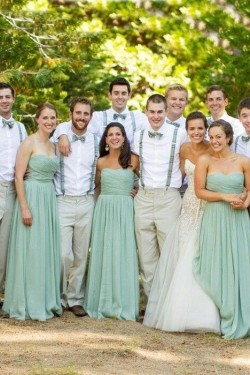 Long Sweetheart Chiffon Wedding Party Dresses Bridesmaid Dresses 3010069