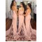 Trumpet/Mermaid Spaghetti Straps Lace Wedding Party Dresses Bridesmaid Dresses 3010075