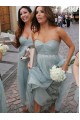 Empire Sweetheart Long Tulle Wedding Party Dresses Bridesmaid Dresses 3010081