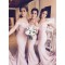 Trumpet/Mermaid Off-the-Shoulder Lace Wedding Party Dresses Bridesmaid Dresses 3010083
