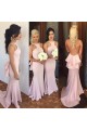Trumpet/Mermaid Long Backless Wedding Party Dresses Bridesmaid Dresses 3010085 Trumpet/Mermaid Long Backless Wedding Party Dresses Bridesmaid Dresses 3010085