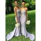 Trumpet/Mermaid Sweetheart Long Wedding Party Dresses Bridesmaid Dresses 3010089
